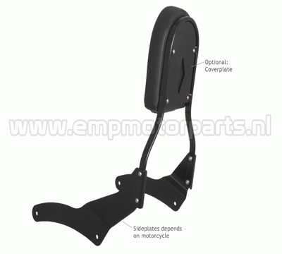EMP Sissybar de Luxe in schwarz für Suzuki C 1800 R/RT LC Intruder