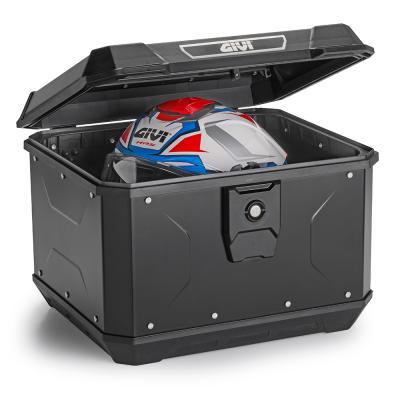 ALPINA Monolock Topcase aus Aluminium, schwarz, 44 Liter