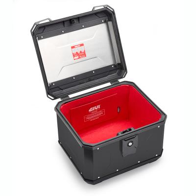 ALPINA Monolock Topcase aus Aluminium, schwarz, 44 Liter