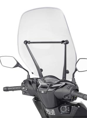Halterung zur Montage am Givi Windschild für Honda SH 125-150 (20-23), SH 350 (21-23)