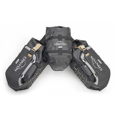 CANYON Modulares Hufeisen-Ladesystem, schwarz, mit verschiedenen Taschen