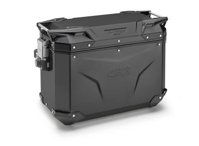 Givi Alu-Seitenkoffer Trekker Outback Evo 48 - links - schwarz / 48 Liter