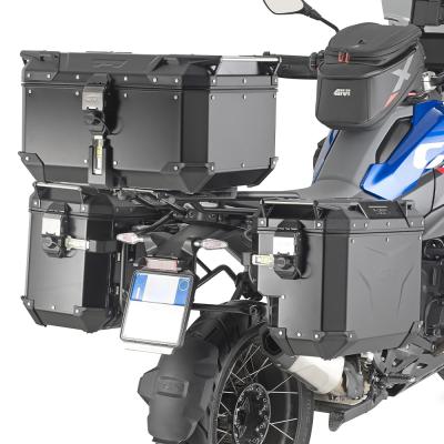 GIVI Alu-Topcase schwarz Trekker Outback EVO Monokey 58 Liter / SMART SECURITY LOCK