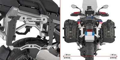 Givi Adapter aus schwarz lackiertem Stahl, für Trekker OUTBACK, für BMW R 1300 GS Adventure (25)