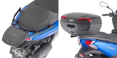 Givi Topcase Träger SR 9582 für Monolock Koffer für Wottan Storm T 125 (22-24)