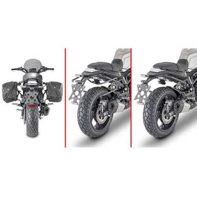 Givi Abstandshalter Remove-X für weiche Seitentaschen für Benelli Leoncino (2022-2025)