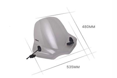 Puig Windschutzscheibe Touring II für Honda CMX 1100 Rebel Baujahr 2021-2023, BMW F800R Baujahr 2009-2014