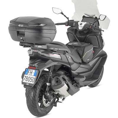 GIVI V45 Monokey® Topcase - schwarz - mit transparenten Reflektoren