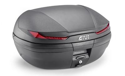 GIVI V45 Monokey® Topcase - schwarz - mit roten Reflektoren