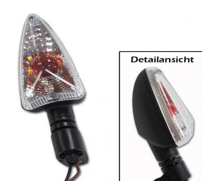 Blinker Daelim, Ducati, Triumph, Yamaha, V.L./ H.R in schwarz