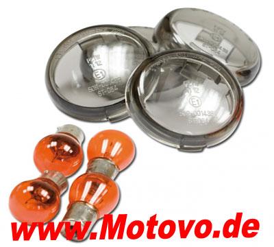 Blinkergläser Bullet Style HD 00-, VRSCA/VRSCB, E-geprüft
