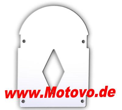 Chromblende für Sissybar De Luxe