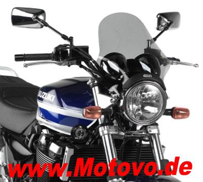 Givi Windschild Universal Type A210G, getönt, 36,5 x 35 cm (H x B)