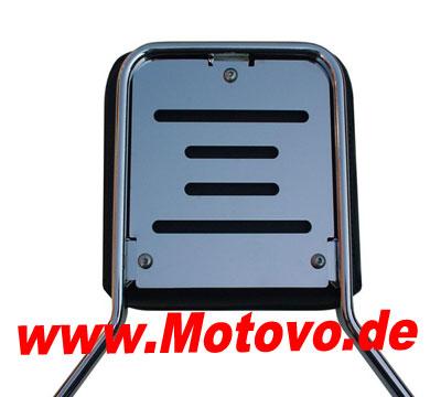 Chromblende Horizontal Line für EMP-Sissybar für alle VKT Modelle