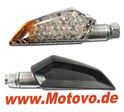LED-Blinker Palermo im Miniformat, schwarz