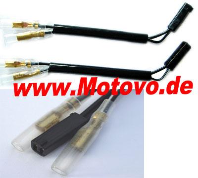 LED Blinker Adapterkabel für Suzuki z.B. GSX-R 600/SV 650/XF 650