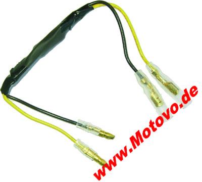 LED Blinker Adapterkabel mit eingebauten Widerständen 27 Ohm für