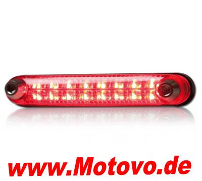 LED-Rücklicht Rail rot, E-geprüft