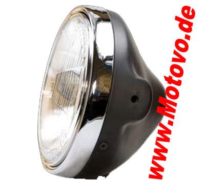 Hauptscheinwerfer 7 Zoll schwarz, mit Standlicht LTD Style