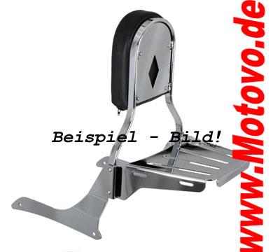 Sissybar de Luxe für Harley Davidson FLSTC Herritage Softail