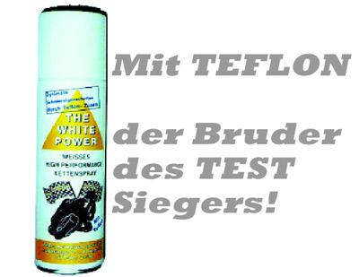 Pflegemittel Kettenspray The White Power mit TEFLON