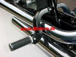 1 Paar Sozius-Fußrasten-Tieferlegung in schwarz für Suzuki  VL 1500 LC Intruder/C 1500 / Boulevard