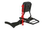 EMP Sissybar de Luxe VKT in schwarz für Yamaha V-Max 1200 ab 1984 bis 2005